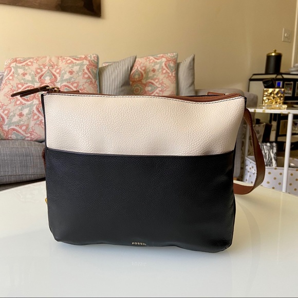 Nwt Fossil Tricolor Leather Marissa 